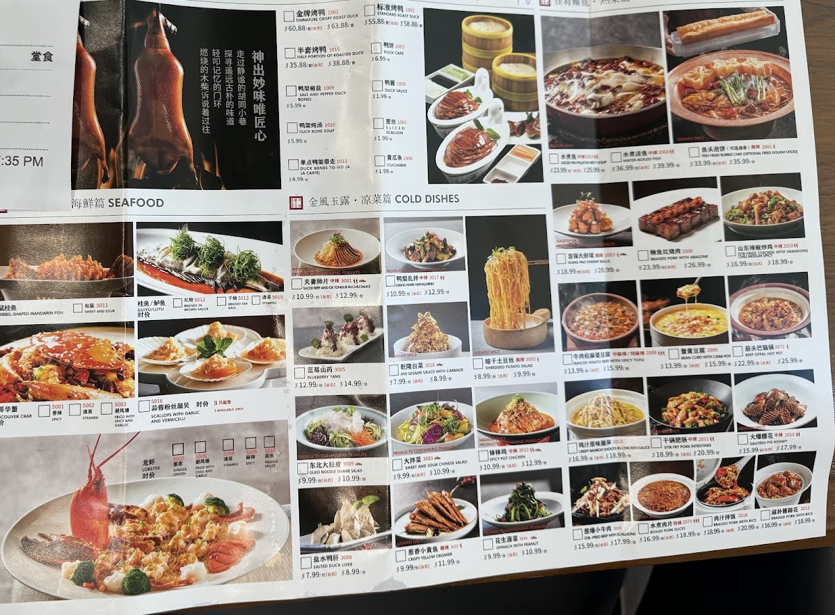 Dayali Beijing Roast Duck Menu - Image 3